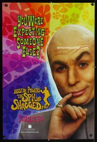 1p030 AUSTIN POWERS: THE SPY WHO SHAGGED ME teaser Dr. Evil style one-sheet poster '99 Mike Myers