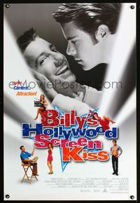1p055 BILLY'S HOLLYWOOD SCREEN KISS DS one-sheet '98 Sean P. Hayes, Brad Rowe, Richard Ganoung
