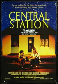 1p072 CENTRAL STATION one-sheet movie poster '98 Walter Salles