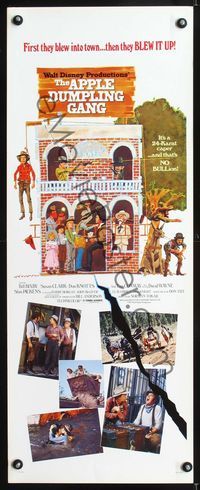 1q033 APPLE DUMPLING GANG insert '75 Disney, Don Knotts in the motion picture of profound nonsense!