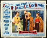 1r052 THERE'S NO BUSINESS LIKE SHOW BUSINESS LC #3 '54 Marilyn Monroe, Donald O'Connor,Mitzi Gaynor