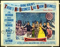 1r050 THERE'S NO BUSINESS LIKE SHOW BUSINESS LC #5 '54 classic climax of movie with cast & Monroe!