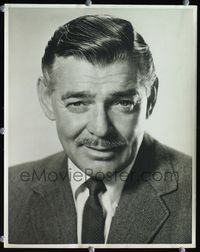 1t040 CLARK GABLE deluxe 11x14 movie still '50s great close portrait wearing suit and tie!