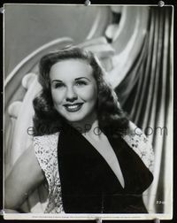 1t050 DEANNA DURBIN 11x14 movie still '44 young smiling close up portrait in sexy gown by Ray Jones!