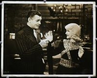 1t068 IDIOT'S DELIGHT 11x14 '39 great close image of sexy Norma Shearer & Clark Gable toasting!