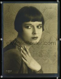 1t086 LOUISE BROOKS deluxe 10x13 still '20s sexy close up head and shoulders portrait by M.I. Boris!