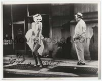 1t019 SEVEN YEAR ITCH signed 8x10 reproduction '55 by Tom Ewell, who's w/Marilyn Monroe & her skirt!
