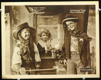 1w081 BIG SHOW LC '23 Our Gang, great parody card w/kid versions of Fairbanks, Pickford & Lloyd!