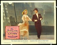 1w047 JOLSON STORY LC '46 Larry Parks in tux & Evelyn Keyes in evening wear performing on stage!
