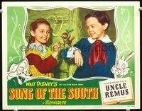 1w041 SONG OF THE SOUTH lobby card #7 '46 Walt Disney, great mixed live action & animation image!