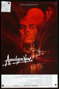 1x034 APOCALYPSE NOW one-sheet movie poster '79 Francis Ford Coppola, Bob Peak art of Marlon Brando!