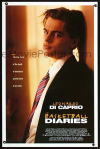 1x049 BASKETBALL DIARIES one-sheet poster '95 Leonardo DiCaprio, based on the life of Jim Carroll!