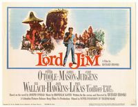 1y207 LORD JIM movie title lobby card '65 Peter O'Toole, James Mason, Curt Jurgens, Eli Wallach