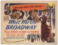 1y236 MEET ME ON BROADWAY TC '46 Marjorie Reynolds, a dream of a musical about love's young dream!