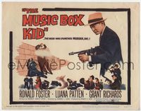1y247 MUSIC BOX KID title card '60 Ronald Foster is the hood who launched Murder, Inc, great image!