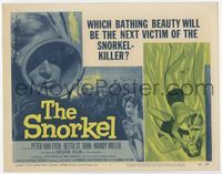 1y316 SNORKEL title card '58 which bathing beauty will be the next victim of the Snorkel-Killer?