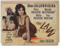 1y377 WHERE THE HOT WIND BLOWS TC R63 Jules Dassin's La Legge, art of sexy Lollobrigida, The Law!