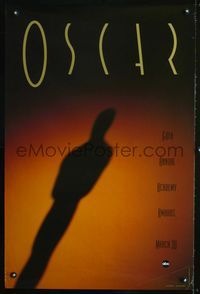 1z005 64TH ANNUAL ACADEMY AWARDS tv one-sheet movie poster '92 cool shadow image of Oscar!