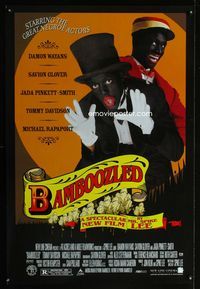 1z049 BAMBOOZLED advance one-sheet movie poster '00 Spike Lee, Damon Wayans, great blackface image!