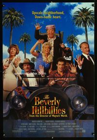 1z071 BEVERLY HILLBILLIES DS one-sheet movie poster '93 Jim Varney as Jed Clampett, Diedrich Bader