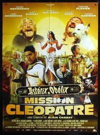 2a255 ASTERIX & OBELIX MISSION CLEOPATRA French 1panel '02 Gerard Depardieu, sexy Monica Bellucci!