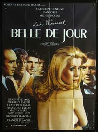 2a264 BELLE DE JOUR French 1p R1970s Luis Bunuel, art of sexy Catherine Deneuve d'apres Ferracci!