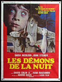 2a267 BEYOND THE DOOR II French one-panel poster '78 Mario Bava's Schock, really creepy horror art!