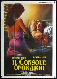 2a555 BEYOND THE LIMIT Italian 1panel '83 different art of Richard Gere & sexy girl by E. Sciotti!