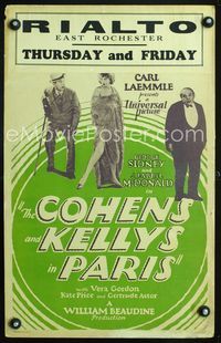 2a059 COHENS AND THE KELLYS IN PARIS WC '28 Sidney, McDonald & half-dressed unbilled Sue Carol!