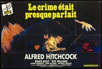 2b053 DIAL M FOR MURDER French 31x47 R90s Hitchcock, great image of Grace Kelly reaching for phone!