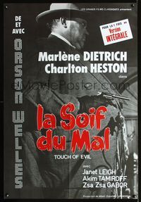 2b065 TOUCH OF EVIL French 31x47 R88 Orson Welles, Charlton Heston, Janet Leigh