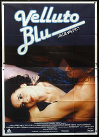 2b082 BLUE VELVET Italian 2p '86 directed by David Lynch, sexy Isabella Rossellini, Kyle McLachlan