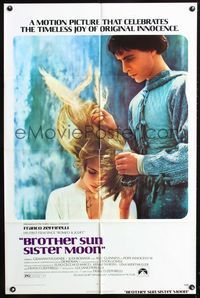2c174 BROTHER SUN SISTER MOON one-sheet poster '73 Franco Zeffirelli's Fratello Sole, Sorella Luna!