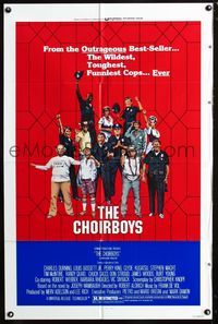 2c213 CHOIRBOYS one-sheet poster '77 directed by Robert Aldrich, Charles Durning, Louis Gossett Jr.