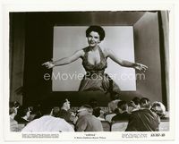 2d033 ARENA 8x10.25 '53 amazing mock 3-D image of Polly Bergen literally coming out of the screen!