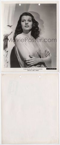 2d047 BLOOD & SAND 8.25x10 movie still '41 great close up waist-high shot of sexiest Rita Hayworth!