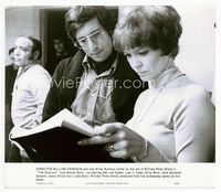 2d016 EXORCIST candid 8x9.5 still '74 William Friedkin & Ellen Burstyn studying script on the set!