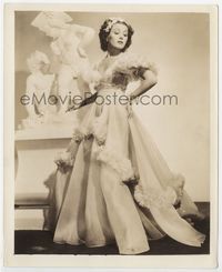 2d094 GLADYS SWARTHOUT 8x10 movie still '30s sexy full-length close up in gaudy dress by statue!