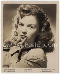 2d113 HONEYMOON 8x10 movie still '47 wonderful close portrait of Shirley Temple with hand on chin!