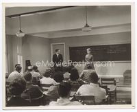 2d117 IMITATION OF LIFE 8x10 still '59 school teacher John Gavin has Sandra Dee address the class!