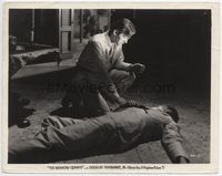 2d153 NARROW CORNER 8x10.25 movie still '33 Douglas Fairbanks Jr. checks unconscious man on ground!