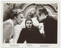 2d159 NOTORIOUS 8x10.25 '46 great image of Konstantin & Rains leaning over Ingrid Bergman in bed!