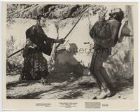 2d177 RED SUN 8x10 movie still '72 Samureai Toshiro Mifune dispatches victim with katana sword!