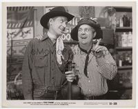 2d215 TEXAS DYNAMO 8x10.25 '50 close up of Charles Starrett as the Durango Kid with Smiley Burnette