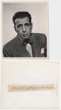 2d223 TOKYO JOE 8x10 still '50 great close portrait of frazzled looking Army pilot Humphrey Bogart!