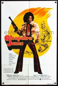 2e089 CLEOPATRA JONES one-sheet poster '73 dynamite Tamara Dobson is the hottest super agent ever!