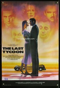 2e243 LAST TYCOON English one-sheet poster '76 really cool completely different artwork by Landi!