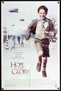 2e192 HOPE & GLORY one-sheet '87 John Boorman's childhood memories of England during World War II!