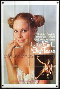 2e260 LITTLE GIRL BIG TEASE one-sheet '77 watch sexy half-clad Jody Ray grow up before your eyes!