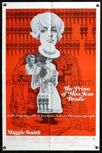 2e395 PRIME OF MISS JEAN BRODIE int'l 1sh '69 teacher Maggie Smith, sexy Pamela Franklin disrobing!